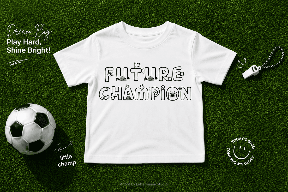Goalswing | Soccer World Cup Font, a Symbol Font by Letterhanna Studio (Photo 6 of 9)