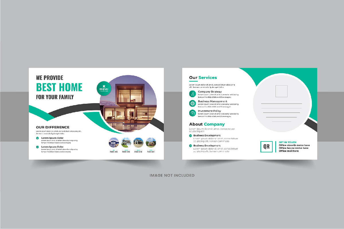 Real estate eddm postcard template, a Brochure Template by Pavel_design (Photo 6 of 11)