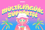 Wobbble - Bubble Display Font, a Font by Pekotype (Thumbnail 4 of 12)