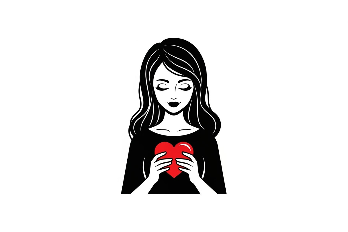 Cute Love Girl Silhouette Bundle, an Illustration by Designs_River (Photo 6 of 53)