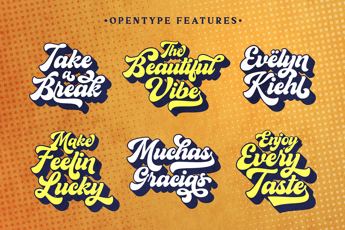 The Buntank - Retro Script, a Script Font by Arterfak Project (Photo 10 of 14)