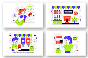 10 Zero Waste Grocery Store, a Person Illustration by denayunebgt (Thumbnail 2 of 4)