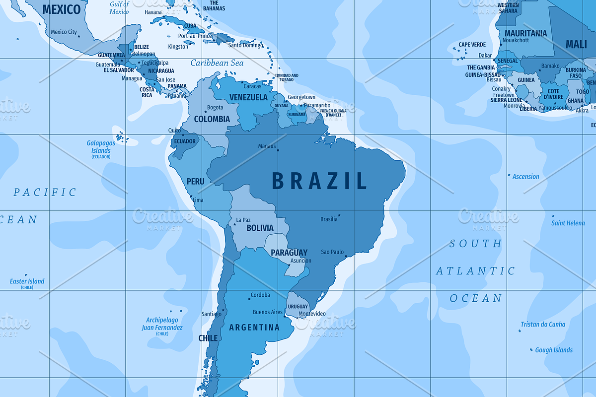 High Detailed Political World Map, an Illustration by ilynx (Photo 7 of 8)