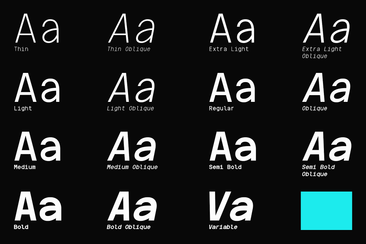Artavion Mono - Monospace Typeface, a Sans Serif Font by Valentino Vergan (Photo 6 of 14)