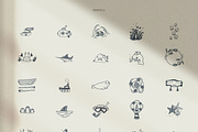 200 Hand Drawn Elements -Marine-, a Decorative Illustration by Michael Rayback Design (Thumbnail 2 of 6)