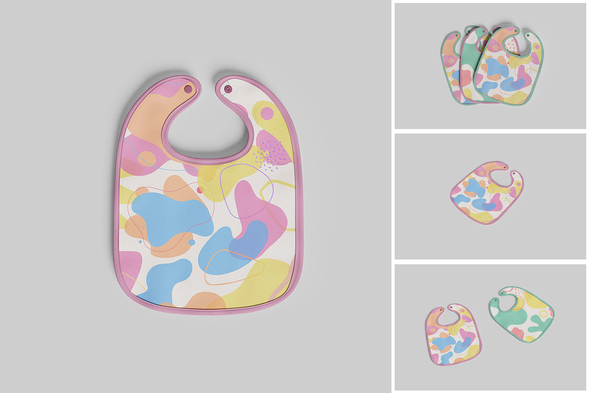 Baby Bib Mockup, a Product Mockup by MrLetters (Photo 1 of 5)