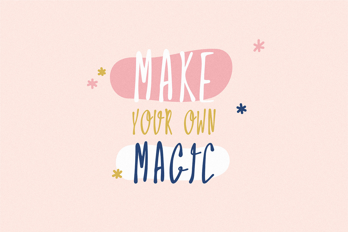 DREAMY NIGHT Creative Font, a Sans Serif Font by CuteDreamyDesign (Photo 7 of 11)