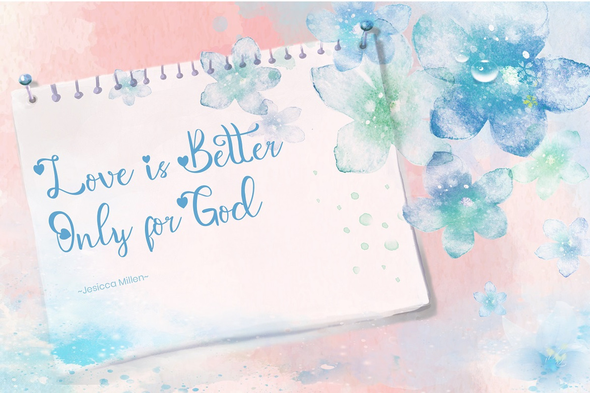 Aliqa a lovely font, a Script Font by Javatype Studio (Photo 8 of 11)