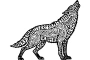 Powerful Alpha Wolf Vector Bundle, an Animal Illustration by Designer_Momina (Thumbnail 3 of 21)