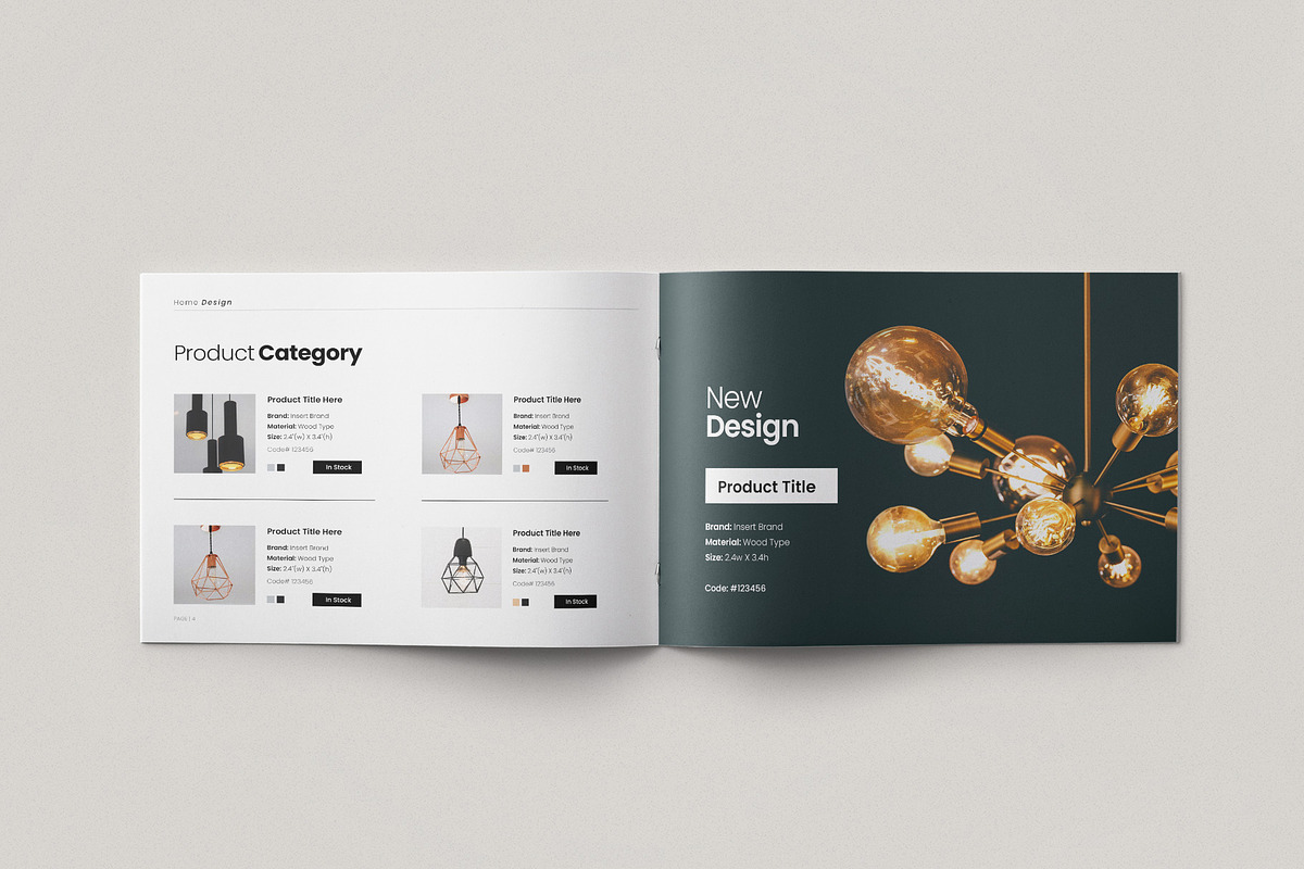 A5 Landscape Brochure Catalog, a Brochure Template by Creativity-Design (Photo 4 of 9)