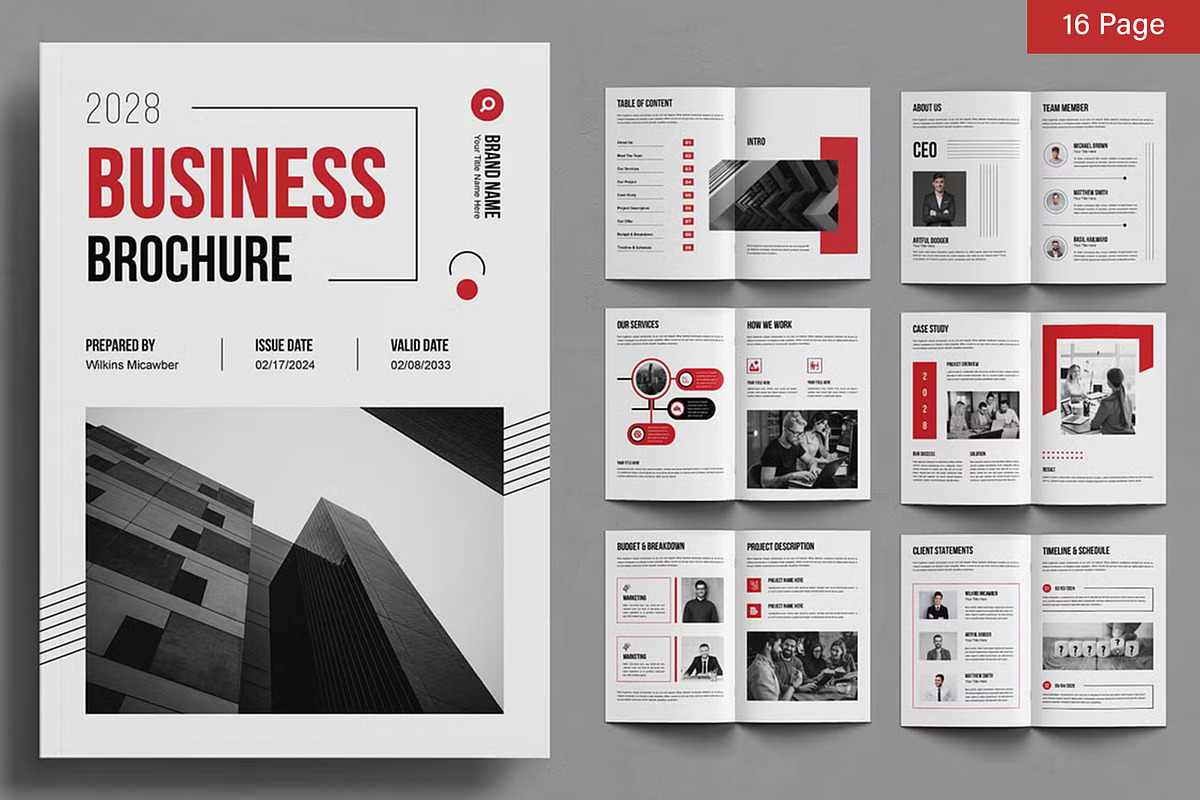 Brochure Bundle, a Brochure Template by ContestDesign (Photo 8 of 42)