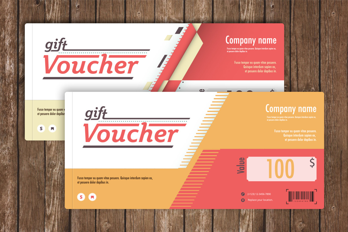 8 Business gift voucher bundle, a Templates & Theme by AOHODESIGN (Photo 5 of 5)