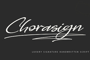 Chorasign | Handwritten Script