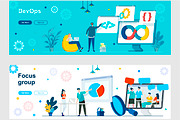 Flat Web Banners Template Kit, a Templates & Theme by alexdndz (Thumbnail 11 of 26)