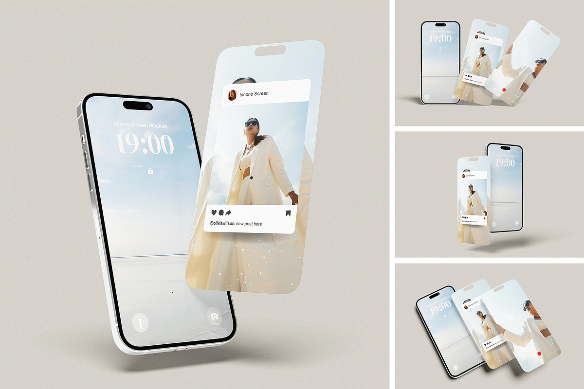 Iphone Screen Mockup, an iPhone Mockup by Twins_studio926 (Photo 4 of 5)