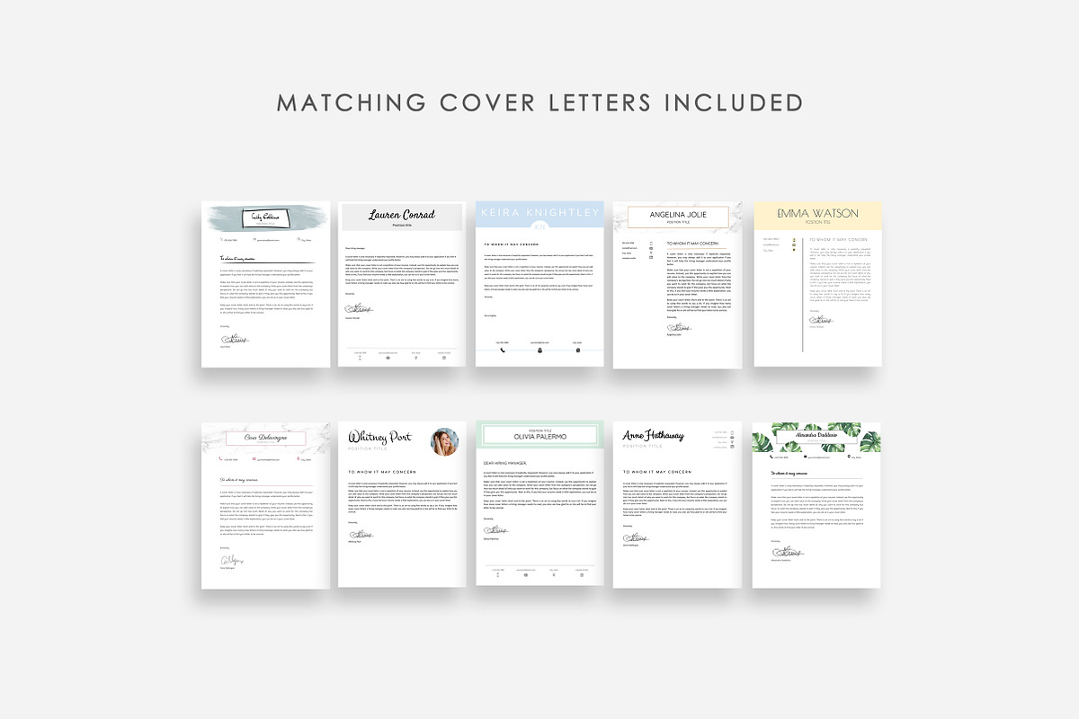 Resume Template Google Docs 10x, a Resume Template by DesignStudioTeti (Photo 8 of 10)