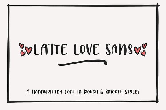 Latte Love Sans preview 6