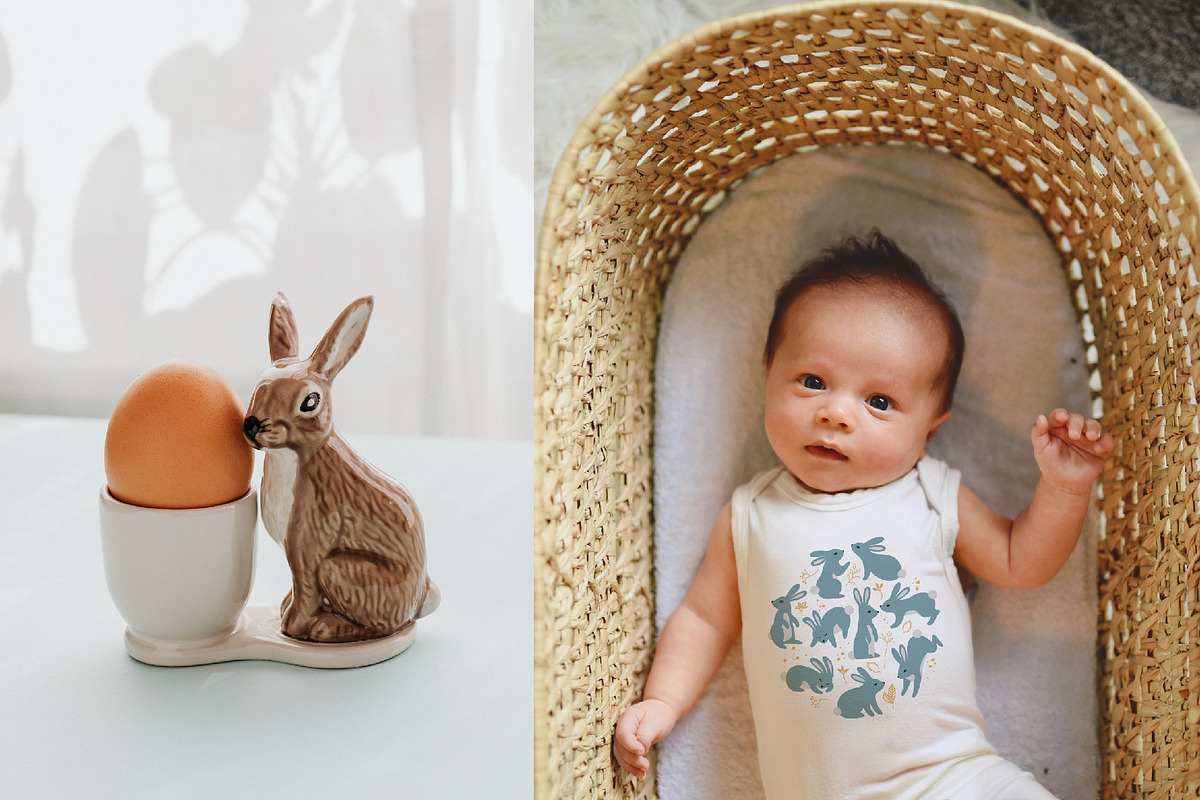 Easter Rabbits Collection, a Pattern Graphic by Briddy (Photo 6 of 8)