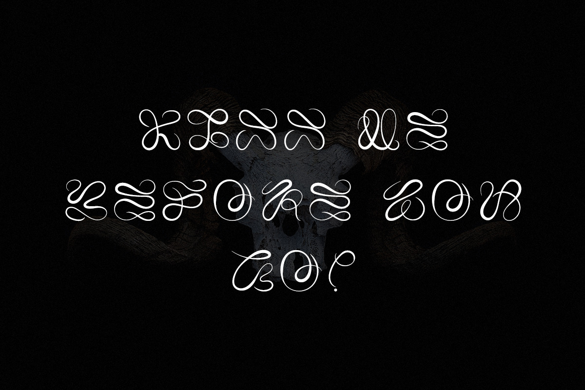 Deadless - Display Typeface, a Font by saintricchi (Photo 2 of 5)