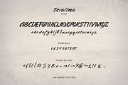 Serafima font, a Script Font by Lana Samokhina (Thumbnail 10 of 10)