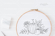 Fall Foliage Line Art, an Object Graphic by CaraulanStore (Thumbnail 5 of 8)