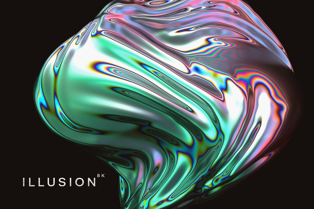 Illusion 8K: Optical Textures, an Object Graphic by RuleByArt (Photo 3 of 17)