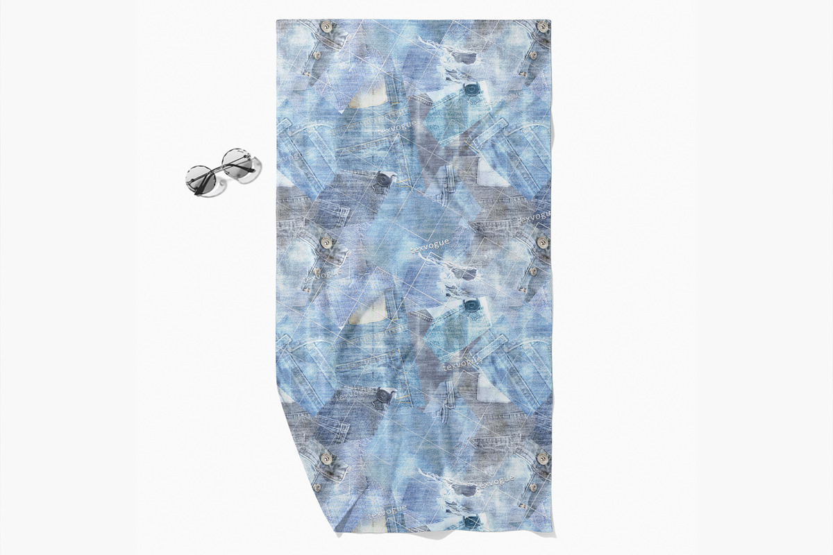 Piece of Denim - Seamless Patterns, a Pattern Graphic by texvogue (Photo 12 of 20)