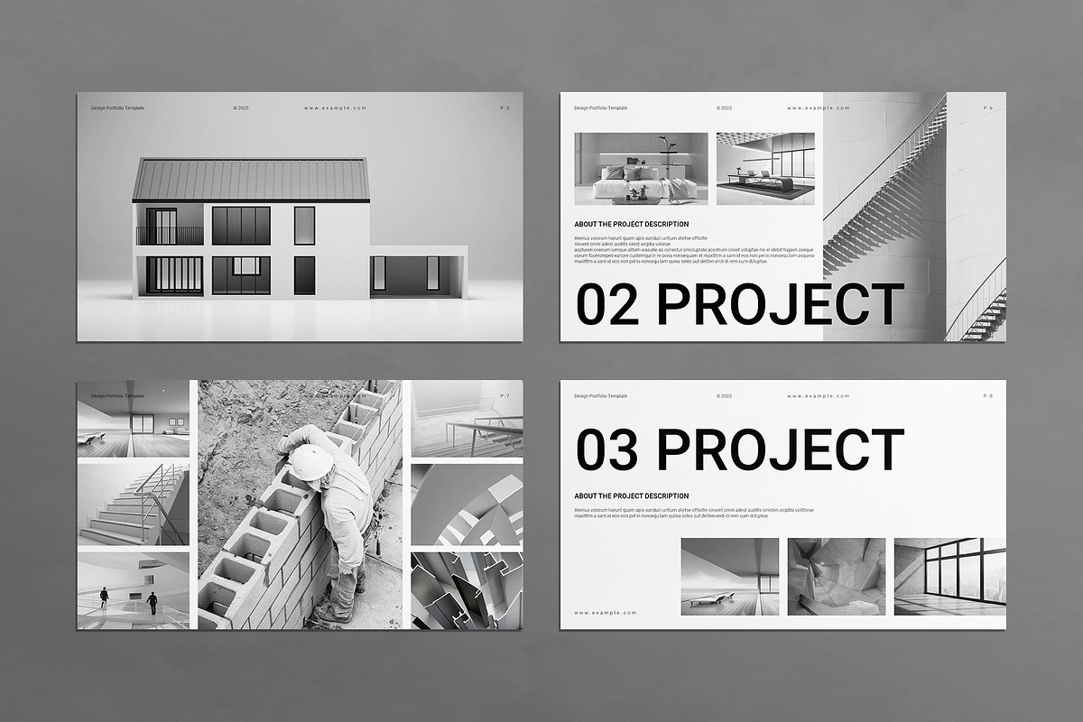 Portfolio Presentation Template, a Presentation Template by E-Type (Photo 3 of 4)