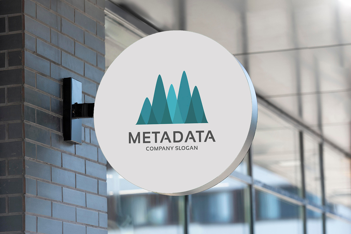 Meta Data Letter M Logo, a Branding & Logo Template by Design_Planet