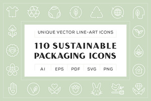Sustainable Packaging Icons