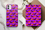 Pumpkin Bat Seamless Pattern, a Pattern Graphic by tchastudio (Thumbnail 4 of 7)