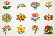 Tropical Plumeria Summer Bundle, an Illustration by RobertsArt (Thumbnail 4 of 5)