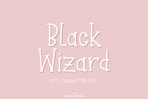 Black Wizard Font