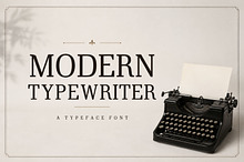 Modern Typewriter – Elegant Vintage
