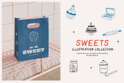 Sweets: Hand Drawn Pastry & Desserts, a Food Illustration by dicreate (Thumbnail 8 of 13)