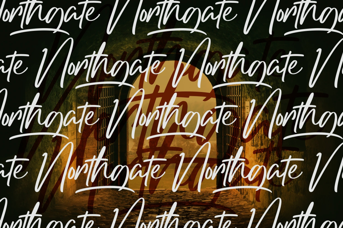 Northgate - Stylish Handwritten Font preview 7
