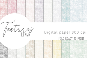 Textures: Linen - Digital Paper, an Illustration by Lolytop Studio