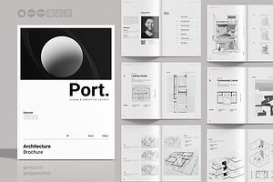 Architecture Portfolio Template, a Brochure Template by StyleArt