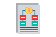 Financial Planning Flat Icon, a Duotone Icon by Pexelpy (Thumbnail 1 of 2)