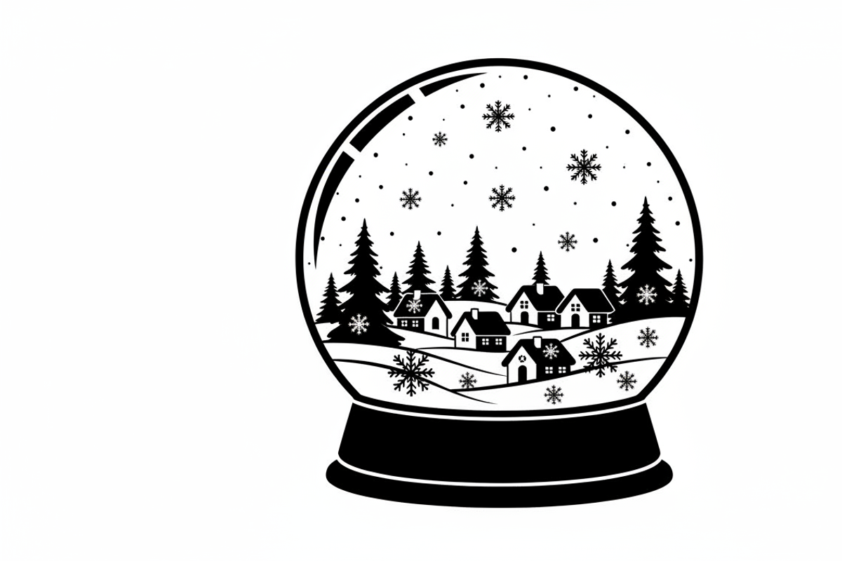 Winter Snow Silhouettes feature, an Illustration by Amazin_art (Photo 21 of 42)