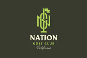 Letter CN Golf Flag Logo, a Branding & Logo Template by Buqancreative (Thumbnail 1 of 4)