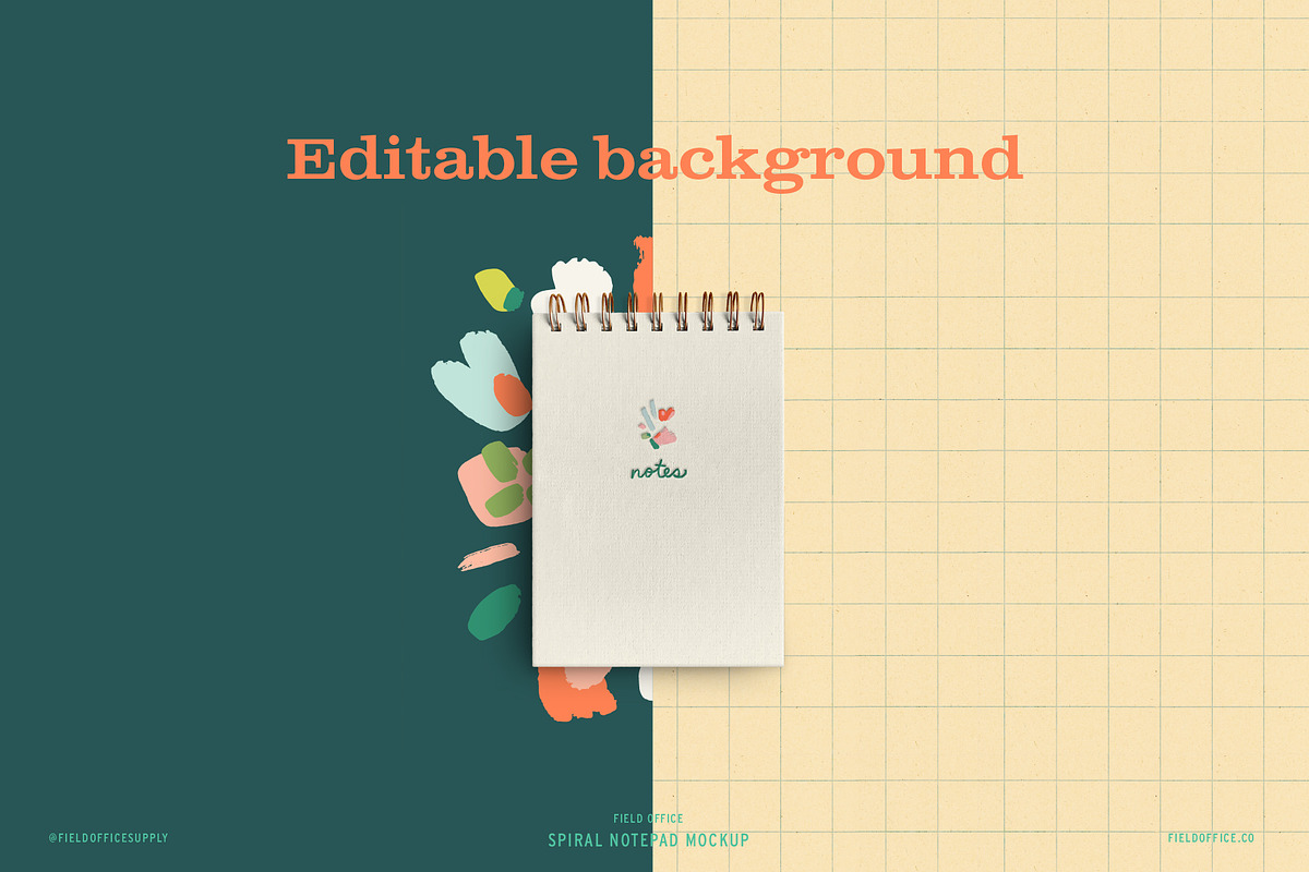 Spiral Notebook Set Mockup, a Packaging Mockup by Field Office (Photo 6 of 7)