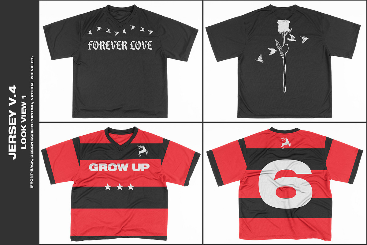 Jersey V.4 - Mockup, a Shirt Mockup by DaldSgh (Photo 4 of 17)
