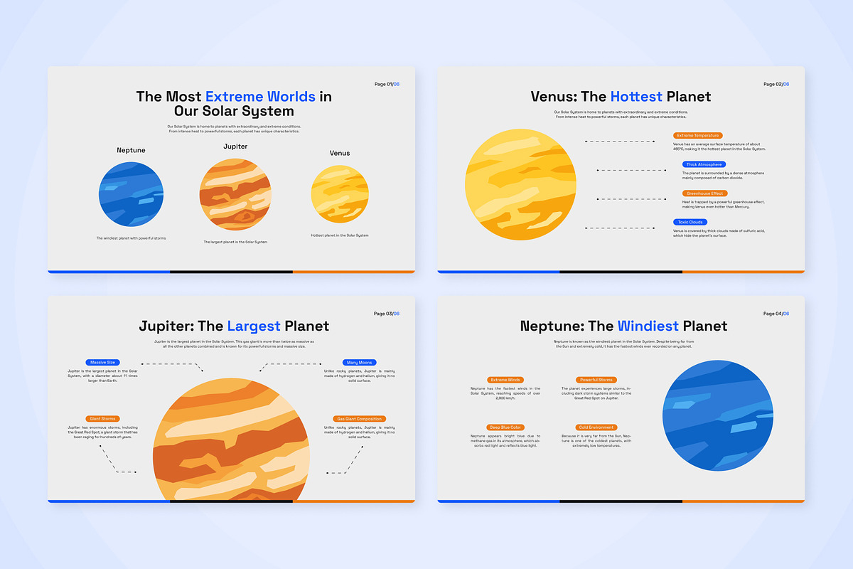 Cosmic Objects Science Infographic, an Education Illustration by trabaskriya (Photo 4 of 5)