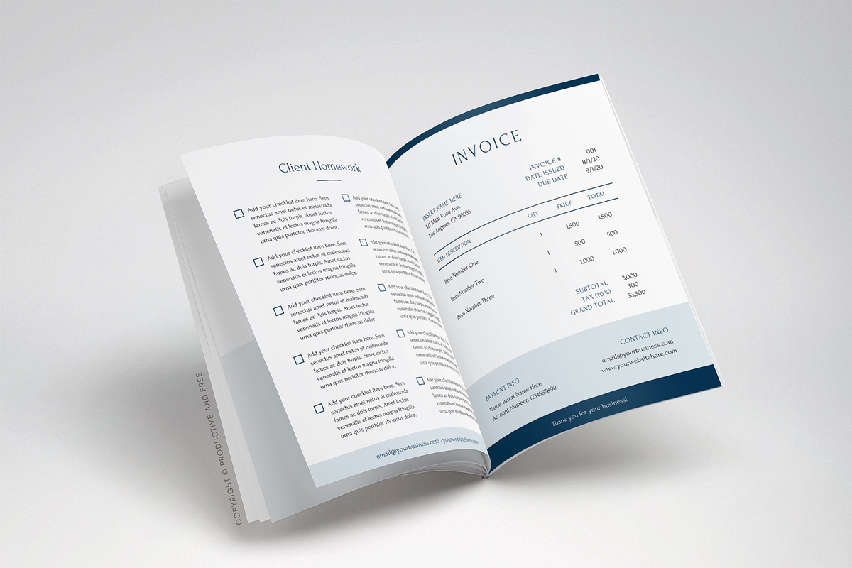 Coaching Client Goodbye Packet, a Magazine Template by ProductiveandFree (Photo 12 of 15)