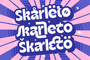 Skarleto | Groovy Display Sans, a Sans Serif Font by Twicolabs Fontdation (Thumbnail 1 of 11)