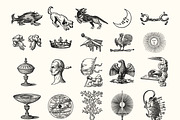 Vintage Occult Engravings Vector, an Object Illustration by DreamoraArt (Thumbnail 3 of 11)
