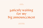 Glowy - Modern Serif Font, a Serif Font by RedyStudio (Thumbnail 6 of 10)