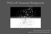 Silver Splatters Clipart, an Object Graphic by The Digital Download Shop (Thumbnail 3 of 9)