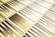 Minimal Gold Business Card, a Business Card Template by Marvel (Thumbnail 3 of 5)